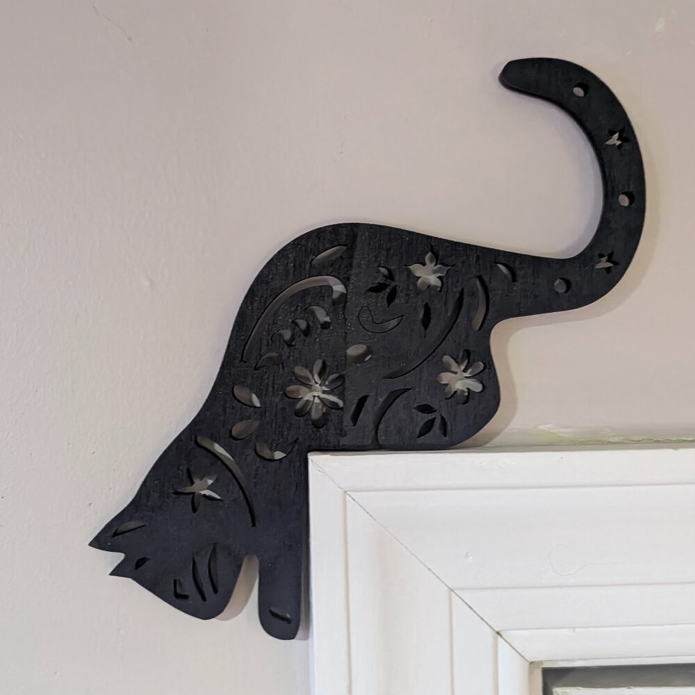 Black Spider Web Wall Decor by - Picture 2 of 4